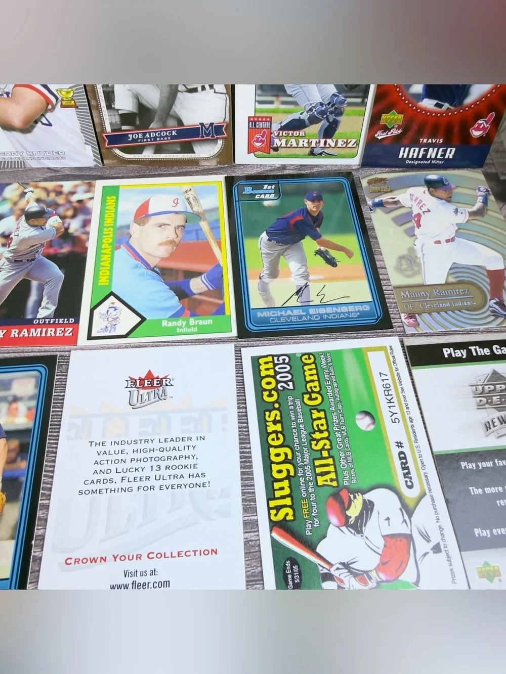 Cleveland Indians 18 Card Lot Manny Ramirez Sabathia Lofton + RC